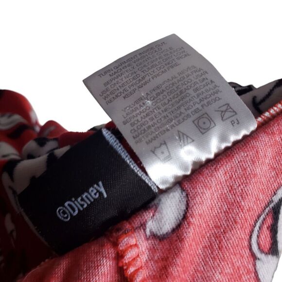 Size Large Mickey Fleece Pajama Pants EUC - Picture 5 of 5